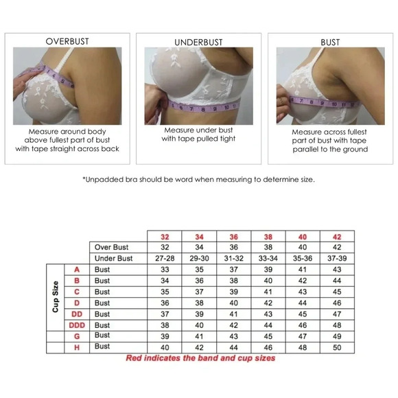 38DD Paramour Vivien Plunge‎ Contour UW Bra Tango Red NWT - Picture 8 of 16